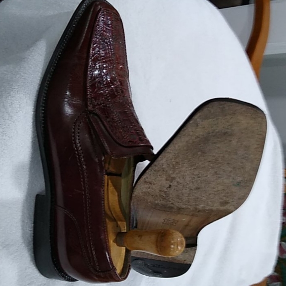 Men's Genuine Patchwork Crocodile Loafers - Picture 2 of 4